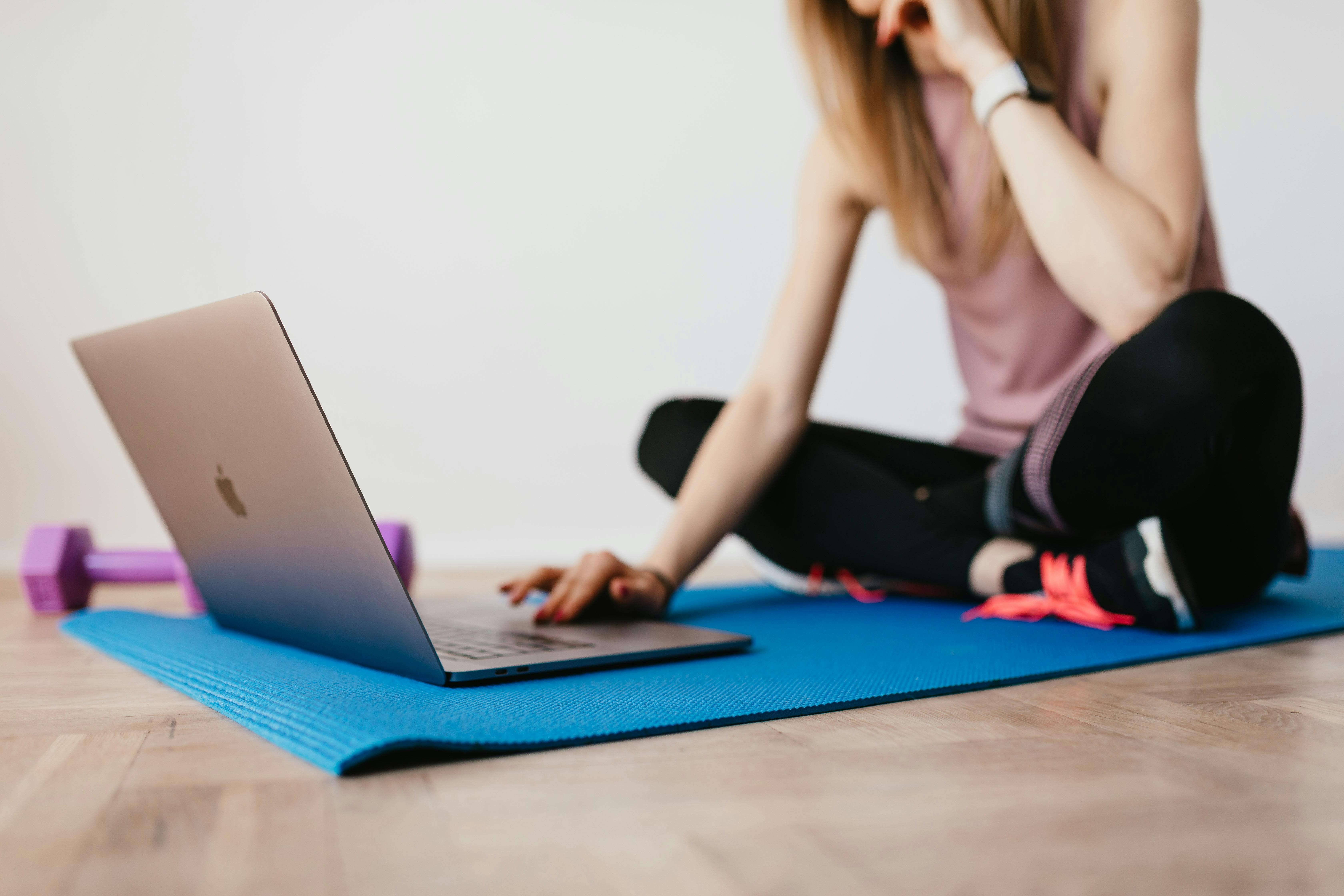 Virtual physiotherapy session